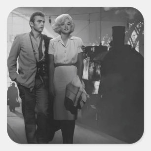 Sprichwort Farewell Quadratischer Aufkleber