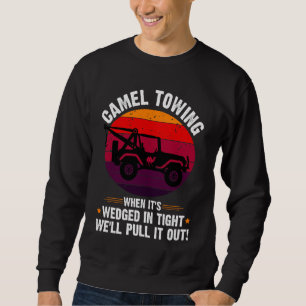 Sprichwort Funny Halloween Camel Towing Retro Adul Sweatshirt