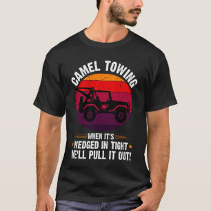 Sprichwort Funny Halloween Camel Towing Retro Adul T-Shirt