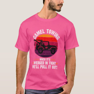 Sprichwort Funny Halloween Camel Towing Retro Adul T-Shirt