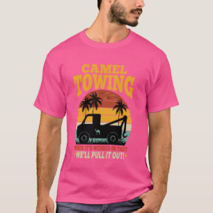 Sprichwort Funny Halloween Camel Towing Retro Adul T-Shirt