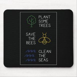 Sprichwort für den Umweltschutz, Pflanze, Gerettet Mousepad