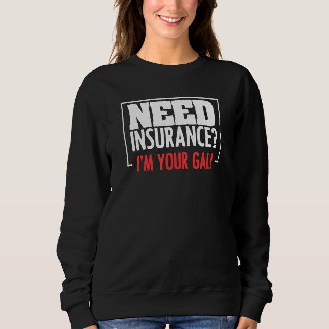 Sprichwort für Versicherungsberater - Alter Sweatshirt (Vorderseite)