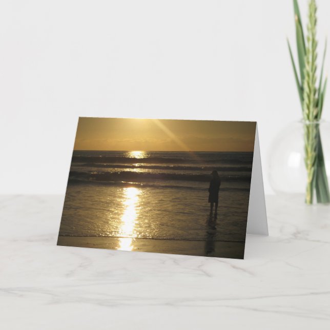 Sprichwort Goodbye Card (innen leer) Karte (Vorderseite)