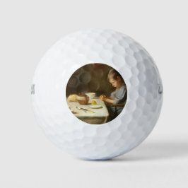 Sprichwort Grace (Junge, der am Tisch betet) Golfball