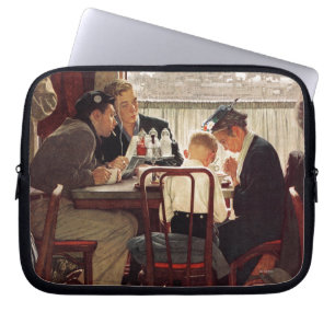 Sprichwort Grace von Norman Rockwell Laptopschutzhülle