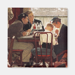 Sprichwort Grace von Norman Rockwell Magnet