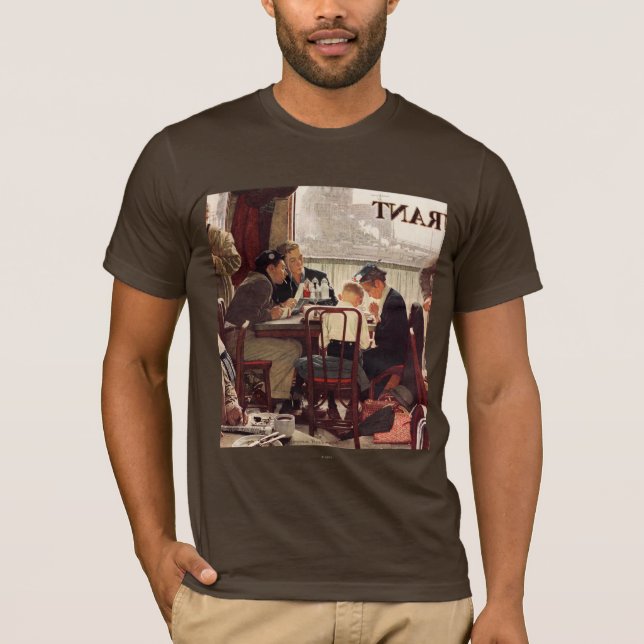 Sprichwort Grace von Norman Rockwell T-Shirt (Vorderseite)