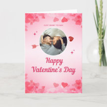 Sprichwort Happy Valentine's Day Pink Foldable
