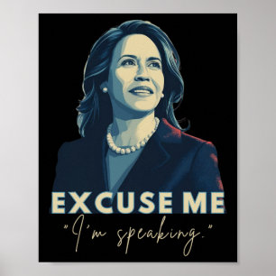Sprichwort Harris 2024 Kamala Harris für Präsident Poster