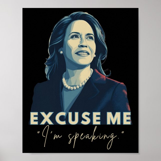 Sprichwort Harris 2024 Kamala Harris für Präsident Poster (Vorne)