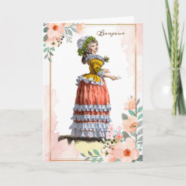 Sprichwort Hello Marie Antoinette Friendship Karte