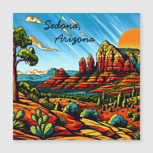 Sprichwort Hi aus Sedona, Arizona Magnetkarte