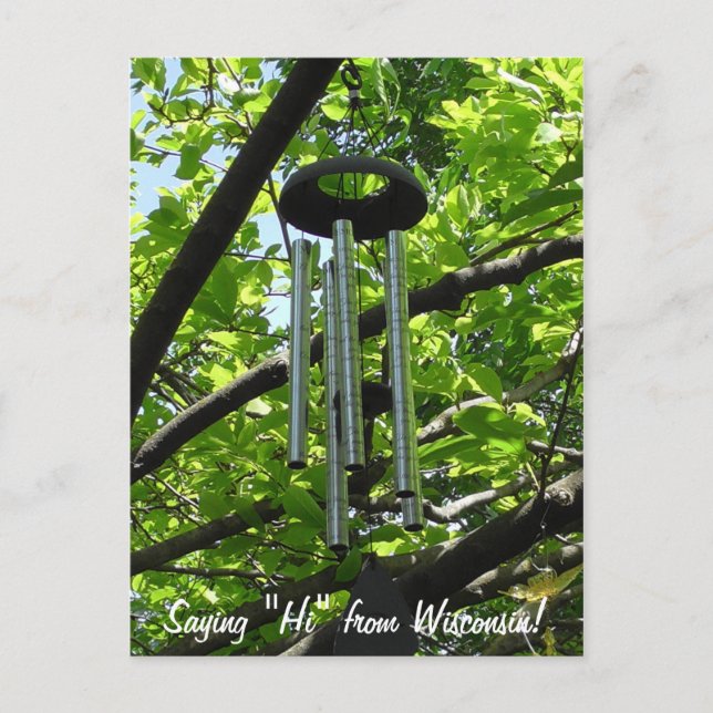 Sprichwort Hi von Wisconsin Postkarte (Vorderseite)