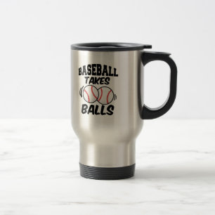 Sprichwort-Reise-Tasse der Baseballnehmenbälle Reisebecher