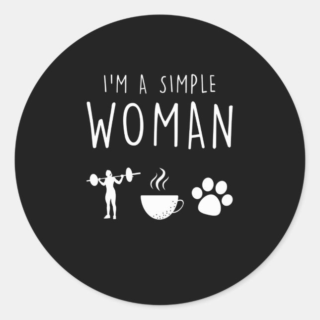 Sprichwort Runder Aufkleber (Vorderseite)