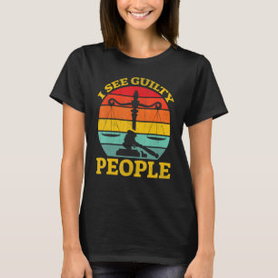 Sprichwort-Slogan Ich sehe Guilty People T-Shirt
