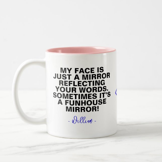 Sprichwort Spaß Tasse | Funny Sarcastic Zitat (Links)