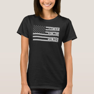 Sprichwort T-Shirt ich jubeln für die US-Flagge Pu
