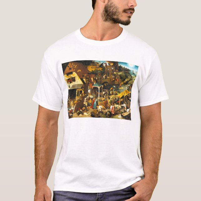 Sprichwort-T - Shirt Pieter Bruegel Netherlandish (Vorderseite)