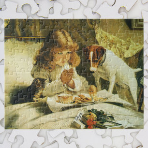 Sprichwort Unsere Gebete, Suspense Charles Burton  Puzzle