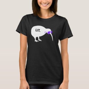 Sprichwort Wir lieben Neuseeland Kiwi Bird Sonnenb T-Shirt