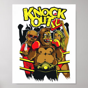 Sprichwort zum Abklopfen Poster