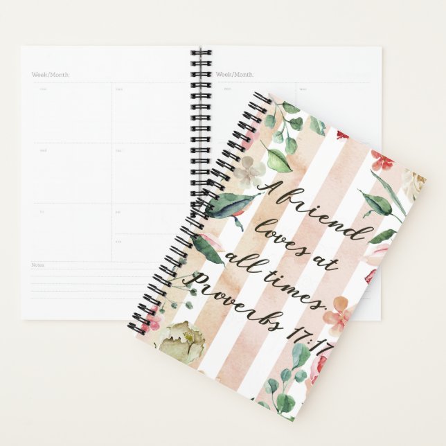 Sprichwörter 17:17 A Friend Lieben bei Allzeit Pla Planer (Anzeige)