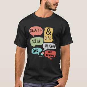 Sprichwörter 1821 Todesleben Power der Zungenbibel T-Shirt