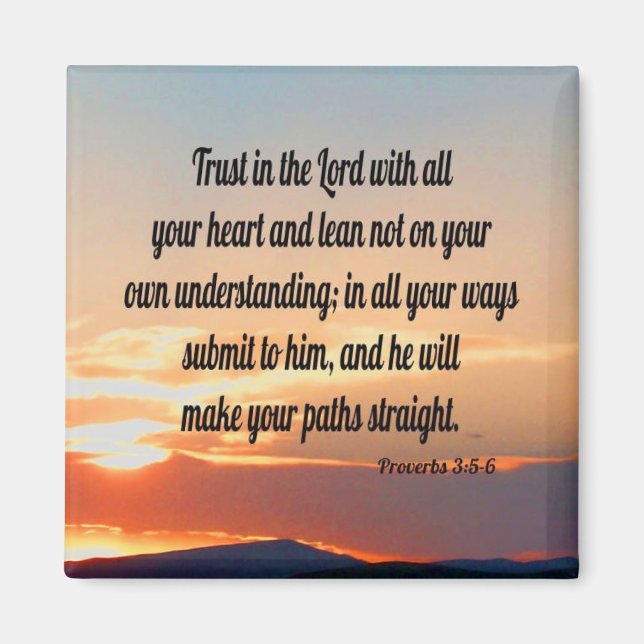 Sprichwörter 19:21 magnet (Vorne)