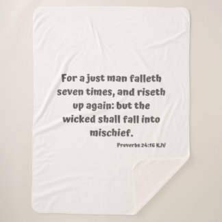 Sprichwörter 24:16 KJV Bible Verse Scripture Sherpadecke