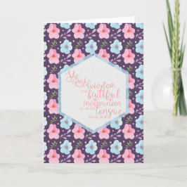 Sprichwörter 31:26 Karte