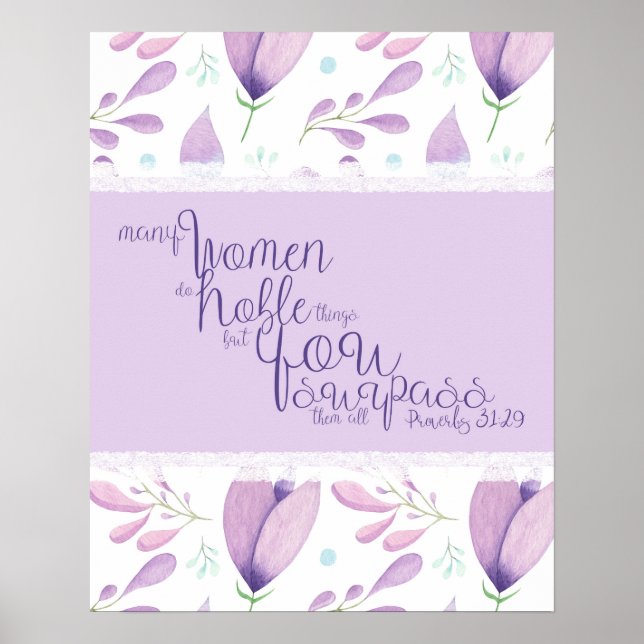 Sprichwörter 31:29 Poster (Vorne)