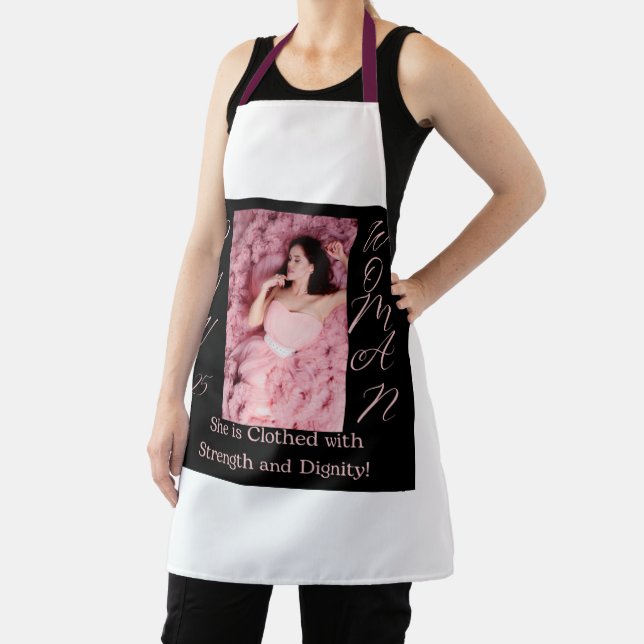 Sprichwörter 31 Schürze Schwarz/Rosa (InSitu)