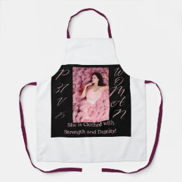 Sprichwörter 31 Schürze Schwarz/Rosa