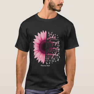 Sprichwörter 31 Verse Christliche Brustkrebsvoraus T-Shirt