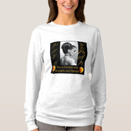 Sprichwörter 31 Weiblicher Weißer Langschläfer T - T-Shirt