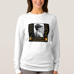 Sprichwörter 31 Weiblicher Weißer Langschläfer T - T-Shirt