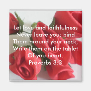 Sprichwörter 3:3 magnet