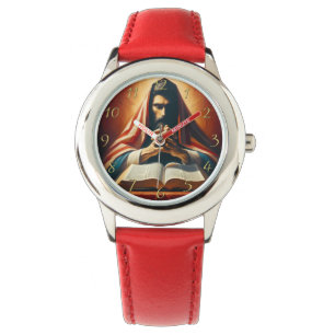 Sprichwörter 3:5 heilige Bibel mit Händen Armbanduhr
