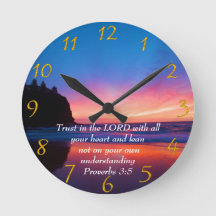 Sprichwörter 3:5 schöner Ozean und der Sky Large C