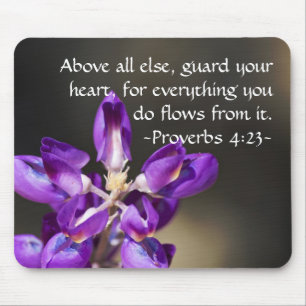 Sprichwörter 4:23 mousepad