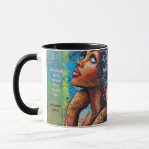 Sprichwörter 4:23 Wächter Ihre Herz-Tasse Tasse