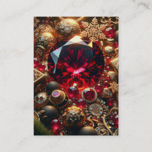 Sprichwörter 8:10-12 KJV Karten - XMAS Ruby Wisdom