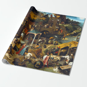 Sprichwörter Pieter Brueghel Netherlandish Geschenkpapier