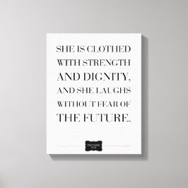 Sprichwörterbuch Individuelle Name Wrapped Canvas Leinwanddruck