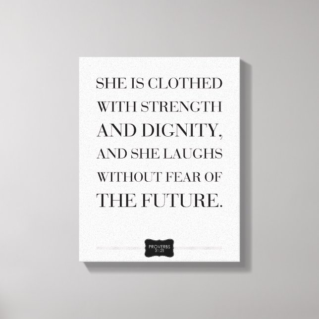 Sprichwörterbuch Individuelle Name Wrapped Canvas Leinwanddruck (Vorderseite)