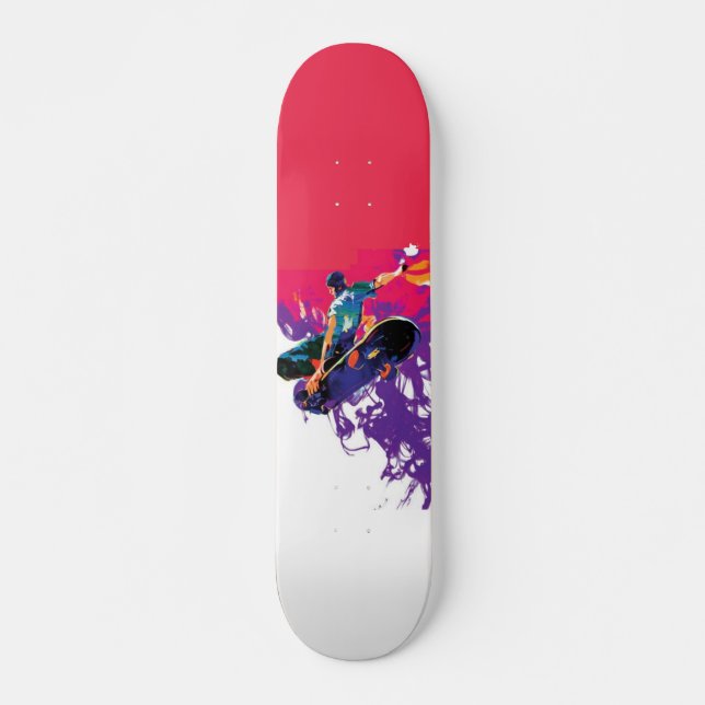 Spring 4 Color Skateboard (Vorne)
