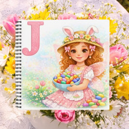 Spring Alphabet Letter J Notebook for Kids Notizbuch