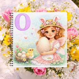 Spring Alphabet Letter O Notebook for Kids Notizbuch